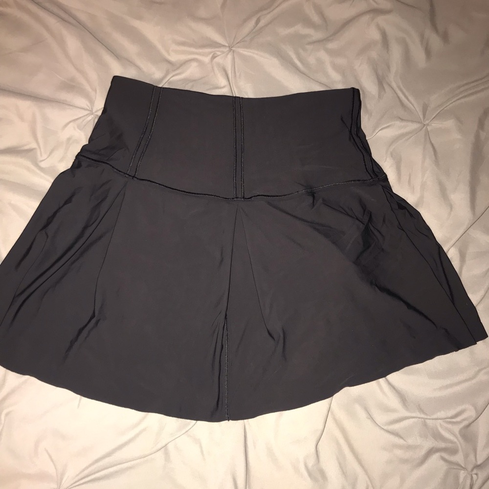Black Lululemon Skirt with shorts underneath